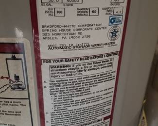 50-gallon gas hot water heater