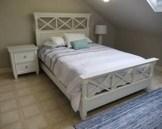 Queen bedroom suite: queen bed; nightstands; dresser