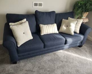 Navy sleeper sofa