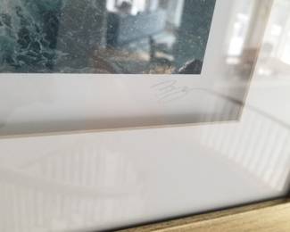 Large abstract art; signed and numbered