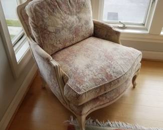 Upholstered arm chair - two available