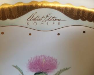 Kohler Artist Editions Cantata "Prairie Flowers of the Midwest" sink 