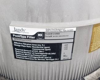 Jandy pool filter