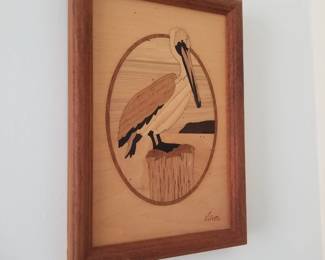 Wood shore bird art
