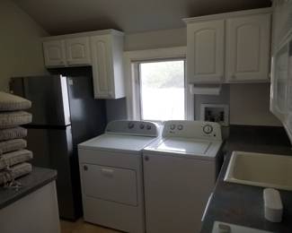 Mini-kitchen/laundry cabinets