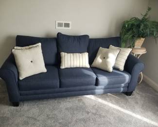 Navy sleeper sofa