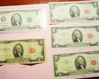 2 DOLLAR BILLS