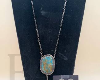 NAVAJO TURQUOISE AND STERLING JEWELRY
