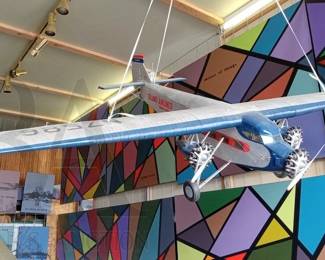 HANDMADE ALUMINUM AIRPLANE