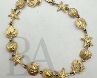 14K GOLD BEACH BRACELET
