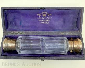 SCOTTISH VICTORIAN DOUBLE ENDED SCENT BOTTLE