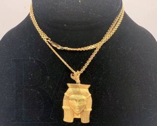 18K GOLD HATHOR PENDANT