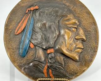 JAMES EARL FRASER BRONZE MEDALLIAN