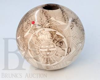 GERALDINE VAIL HORSEHAIR POTTERY