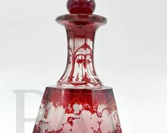 VINTAGE RUBY FLASH CUT TO CLEAR