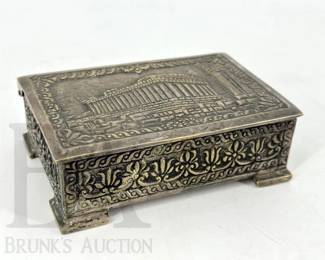 SPELTER PARTHENON BOX