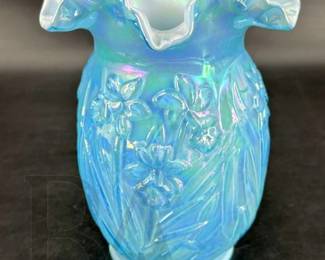 FENTON OPALESCENT VASE