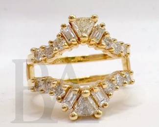 14K GOLD AND DIAMOND JACKET