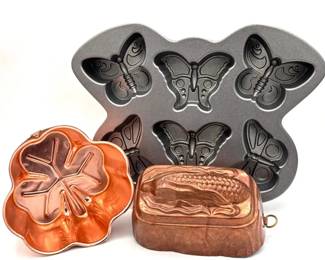 (3) Cake Molds Feat - Nordic Ware