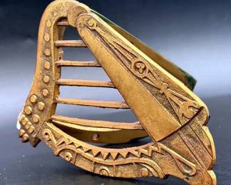 Metal Harp Door Knocker