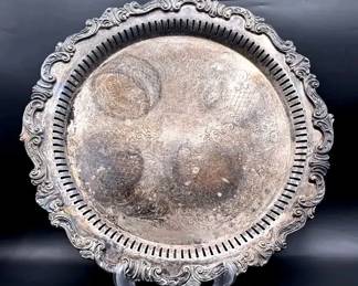 “Sherias?” - Silver Plated Serving Dish