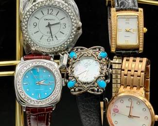 (6) Watches Feat 10K GF Bulova & Ecclisi Sterling Silver Case