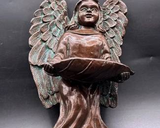 Wall Bird Feeder - Antique Verdigris