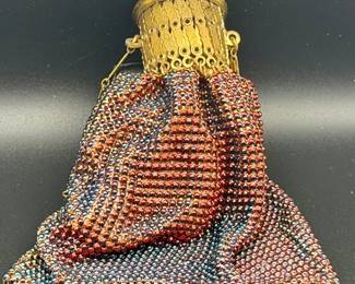 Vintage Whiting & Davis Mesh Bag With Tag