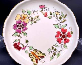 Zsolnay Hungary Numbered & Hand Painted Dish