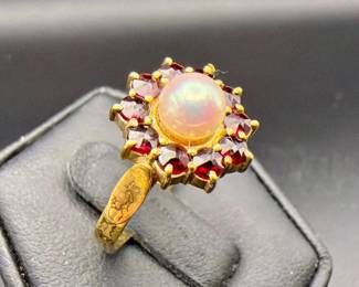 Coin Silver Cluster Ring Jewelry