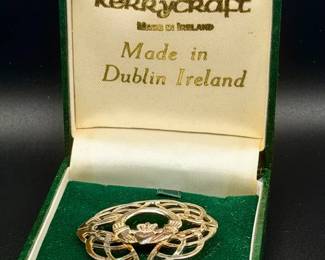 Signed Sterling Silver Kerry Craft Claddagh Ring