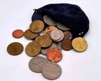 Bag Of Irish Coins