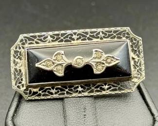 Art Deco Style Brooch Jewelry