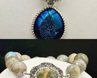 Sterling Silver Necklace & Bracelet