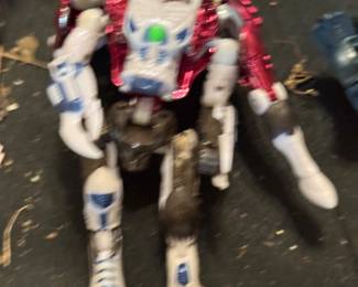 vintage Hasbro Transformers Beast Wars Transmetal 2 Deluxe Class Ramulus action figure from 1998