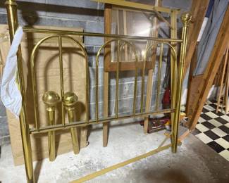 Brass bed