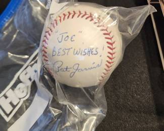 Par jarvis signed baseball