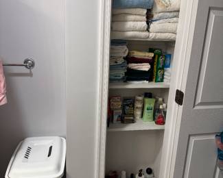 Towels
Toiletries
Cleaners
Hamper