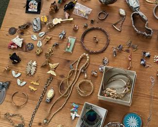 Gold and Sterling Silver and costume jewelry