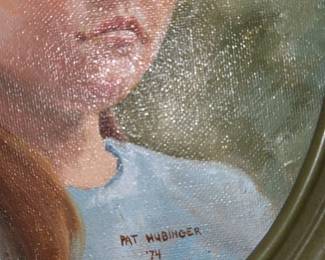 Portrait of a Young Girl by Pat Hubinger 