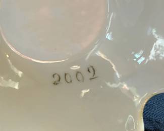 Vintage Hand Painted Porcelain Vase with Roses 