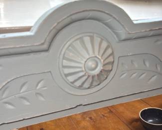 Antique Gesso and Wood mirror Frame 