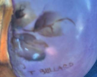 Art Nouveau Ceramic Vase by T. Bullard 