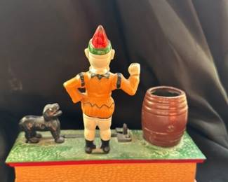 Cast Iron "Trick Dog" Mechanical Bank