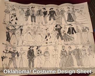 Oklahoma! Costume Design Sheet 
