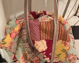 Patchwork Quilted Tote Bag 