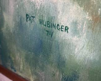 Oil Painting of a Child with a Red Ball by Pat Nubinger