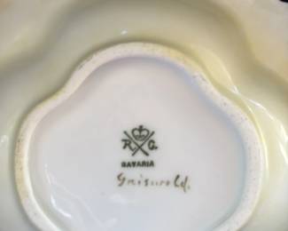 Bavaria, Germany Porcelain Strawberry Plate 