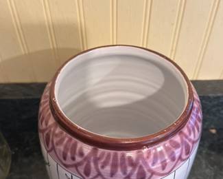 Vintage Italian Ceramic Birdcage Cookie Jar 