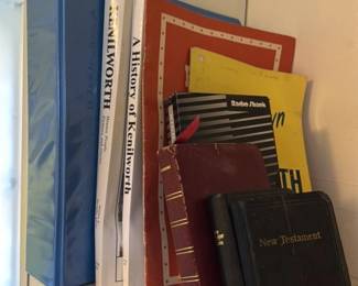 Collection of Books including Bibles and Local History 